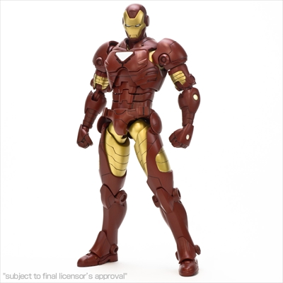 コミック版アイアンマンをベースとしたデザインのアーマーをトニー・スタークの可動素体に装着して、アイアンマンに!! | cafereo