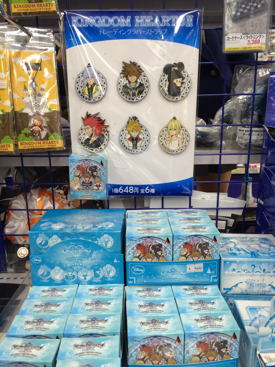Kingdom Hearts トレーディングラバーストラップサンプル展示中 アニメイト池袋本店 Cafereo