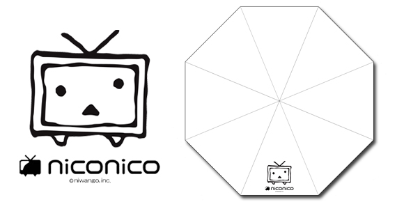 ニコニコ動画でお馴染み マスコットキャラクター テレビちゃん のポップで可愛いビニール傘が登場です Cafereo