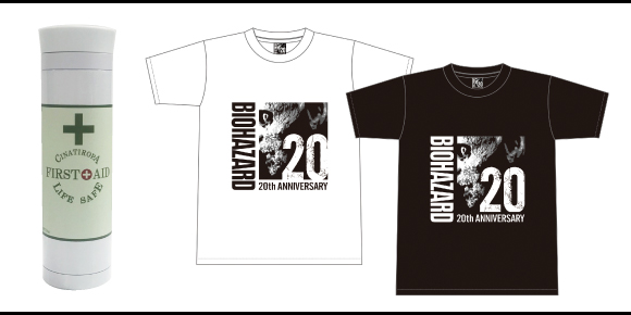 BIOHAZARD』より、サーモボトルと20周年記念デザインのTシャツの登場 