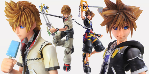 Kingdom Hearts Ii より ソラとロクサスがplay Arts改で登場 Cafereo